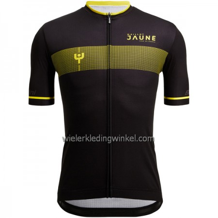Wielershirt 2022 Ronde van Frankrijk Geel Zwart